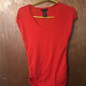 Red orange NY&C tank